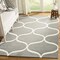 Safavieh Cambridge Small Rectangle Area Rug, Dark Grey and Ivory - 3 x 5 ft. CAM730D-3 - alternate 2